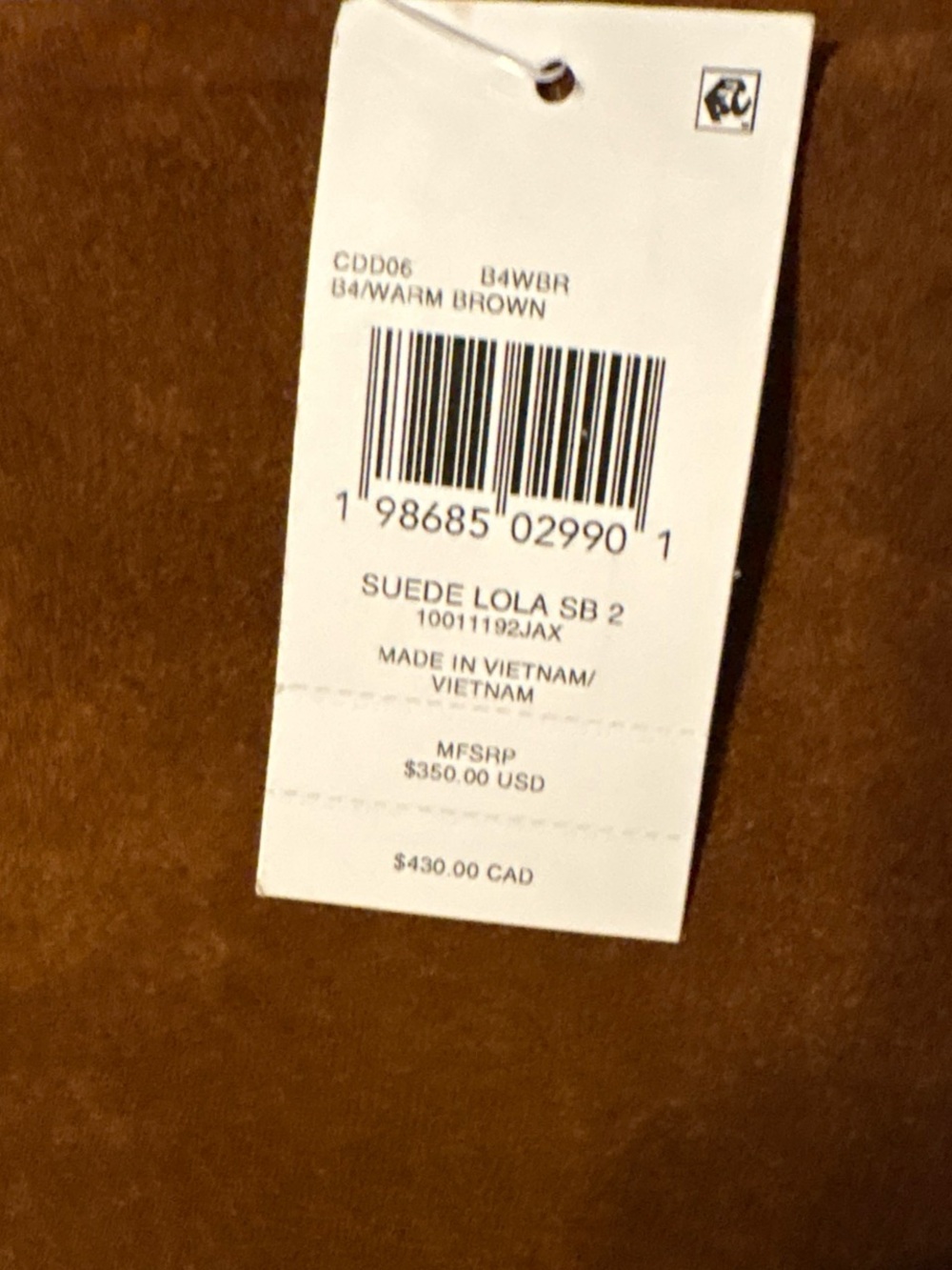 Coach Lola Shoulder Bag in Warm Brown Suede - Picture 3 of 5